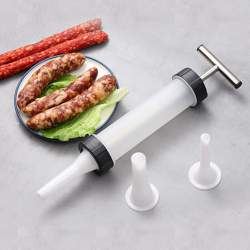 Sausage Machine Meat Filler Stuffer Salami Maker Funnel Hand Operated