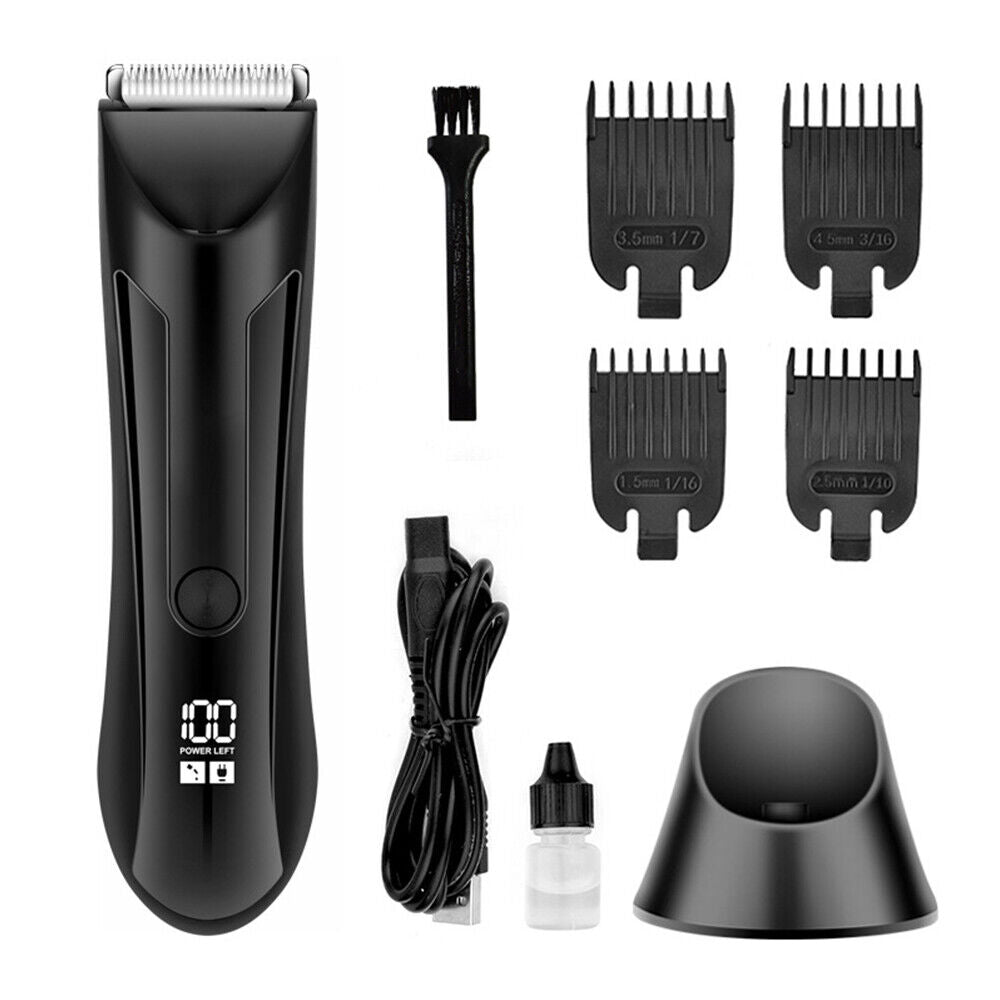 Hair Trimmer Shaver Groomer Balls Body Groin Pubic Mens Manscaper Waterproof