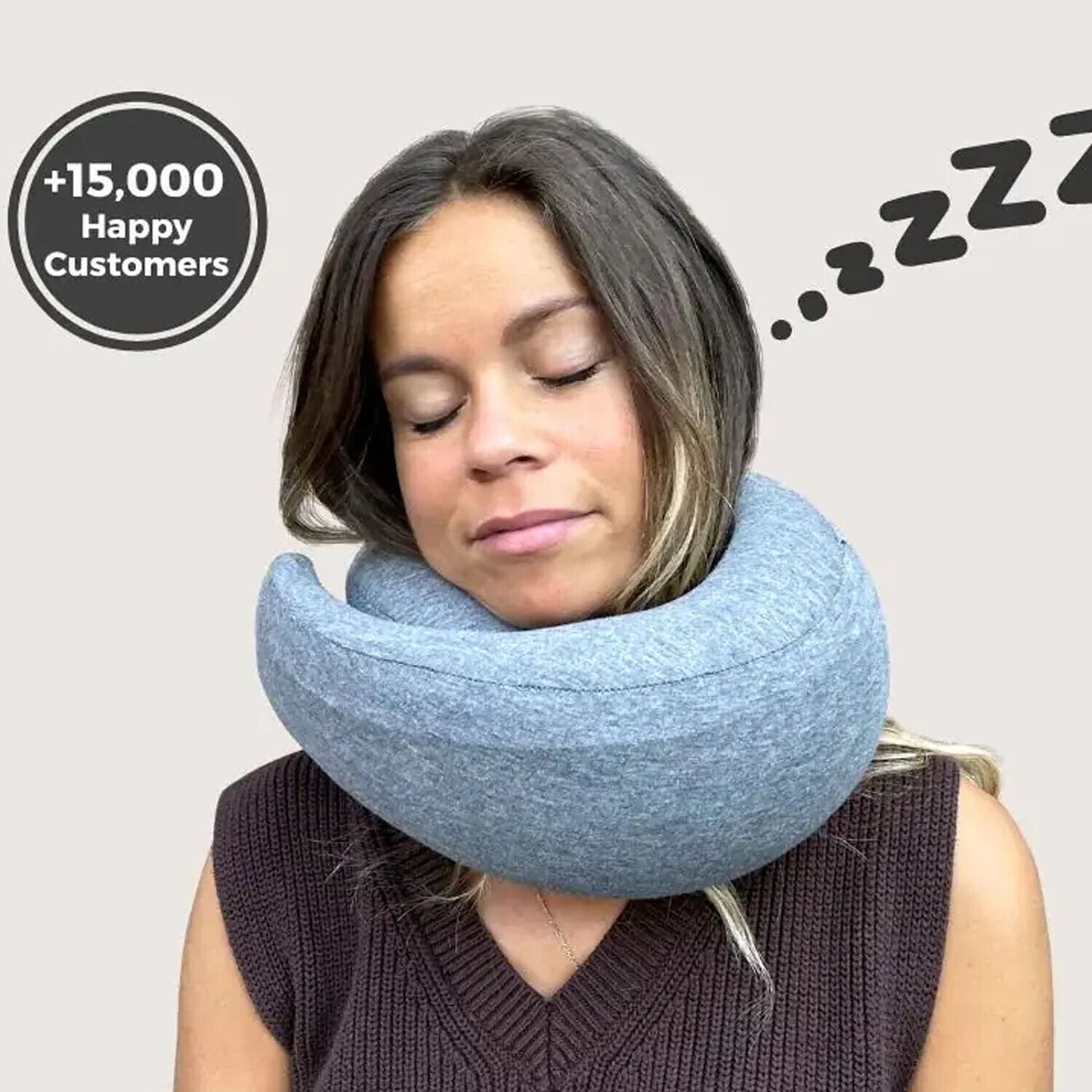 Neck Pillow for Travel Memory Foam Comfortable & Breathable Soft U Shaped Pillow