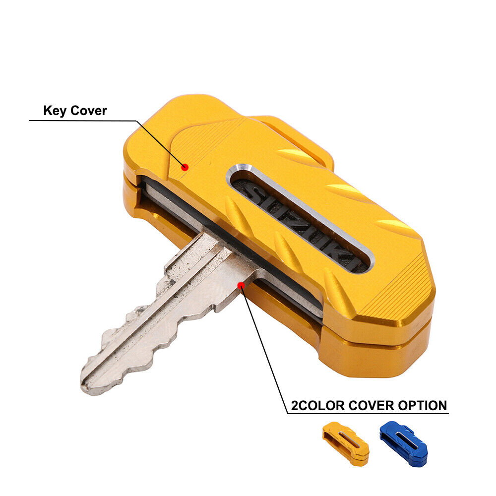 Motorcycle Key Cover Aluminum For SUZUKI DRZ400 DRZ400E DRZ400S DRZ400SM Gold