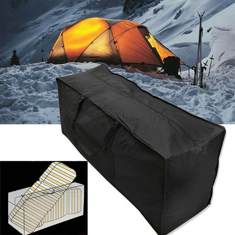 Outdoor Storage Bag Black Waterproof Extra Large Christmas Cushion Tree Xmas丶