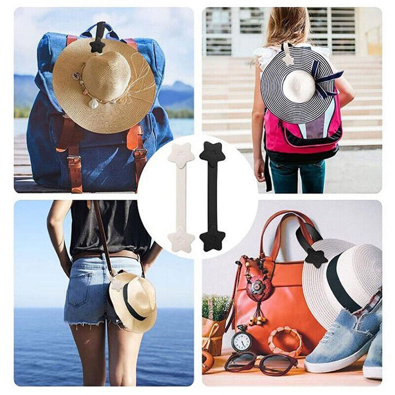 2x Outdoor Magnetic Magnet Hat Clip Hat Holder Hands-Free Bag Practical Gadget