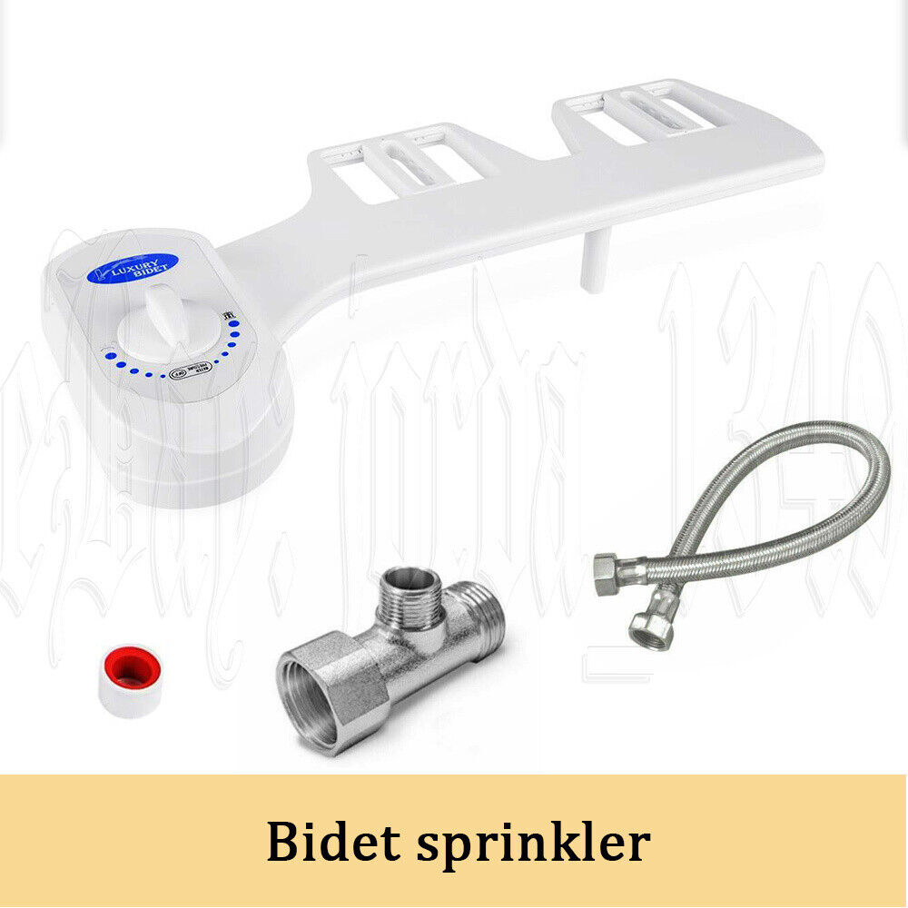 Toilet Bidet Seat Attachment Spray Hygiene Water Wash Clean Sanitation Bathroom