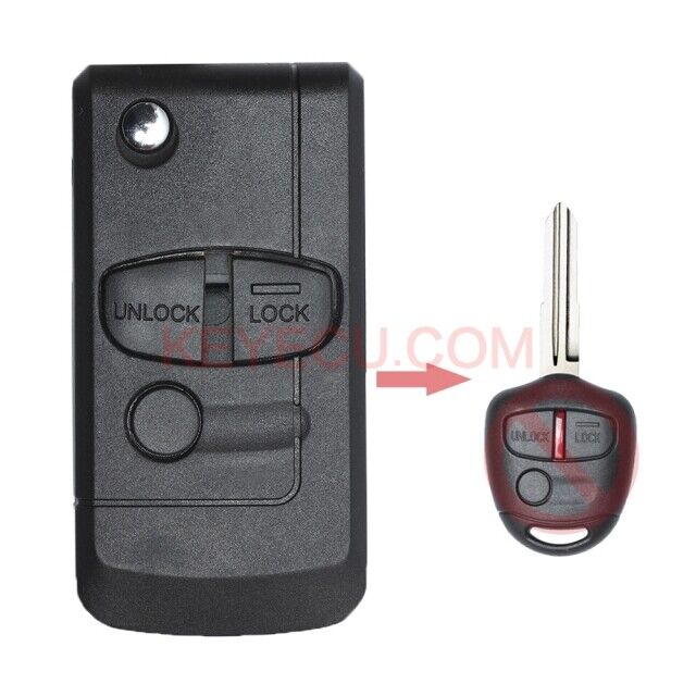 Replacement Remote Key Shell Case for Mitsubishi Lancer Outlander Triton