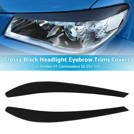 Headlight Eyebrow Eyelid Cover Trim Fits Holden Commodore VF SS SSV SV6 S Evoke