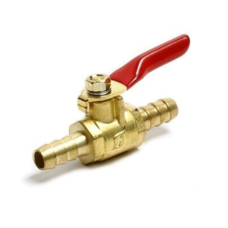 In-Line Fuel Tap Brass 8mm 5/16" Motorcycle Tractor Quad Lawn Mower Pump