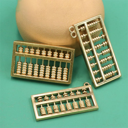 Handicraft Alloy Abacus Ornament Movable Ruyi Abacus Craft Ornament Desk