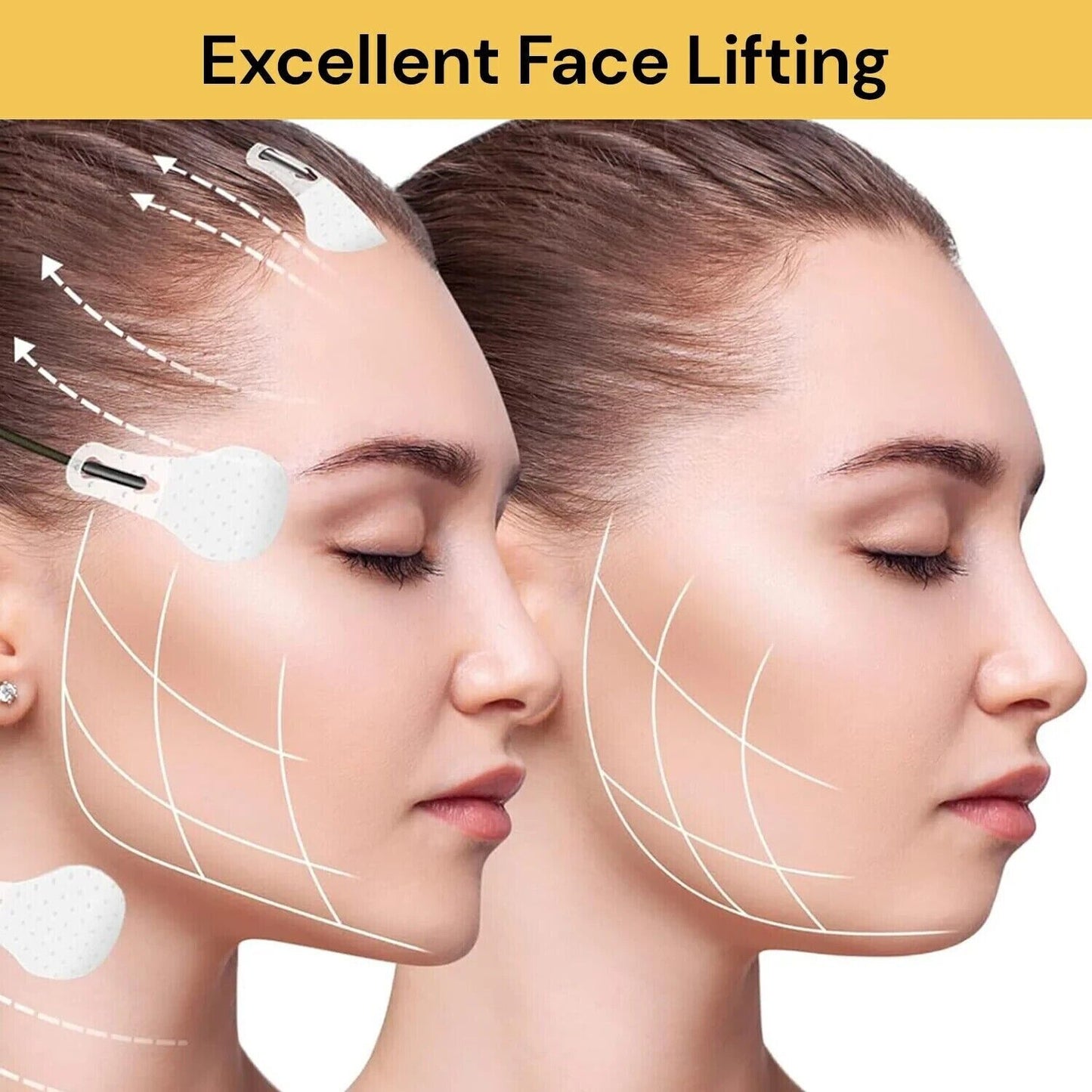 Lift V Shape Facelift Neck & Eye Tapes Face Anti- Wrinkle Instant Face Lift Tape