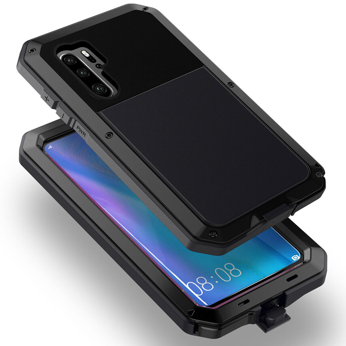 For Huawei P30 Case Rugged Aluminium Shockproof Heavy Duty Metal Hard Cover