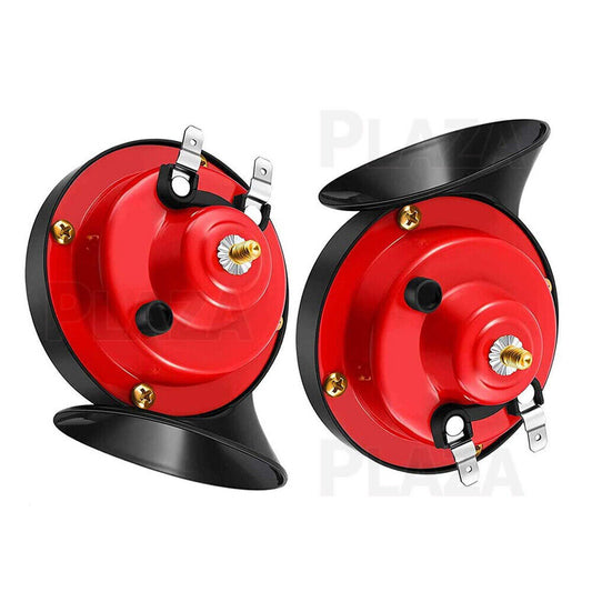 2Pcs Super Horn 12V 300DB Super Loud Horn Snail Motorcycle Car Truck Boat Train