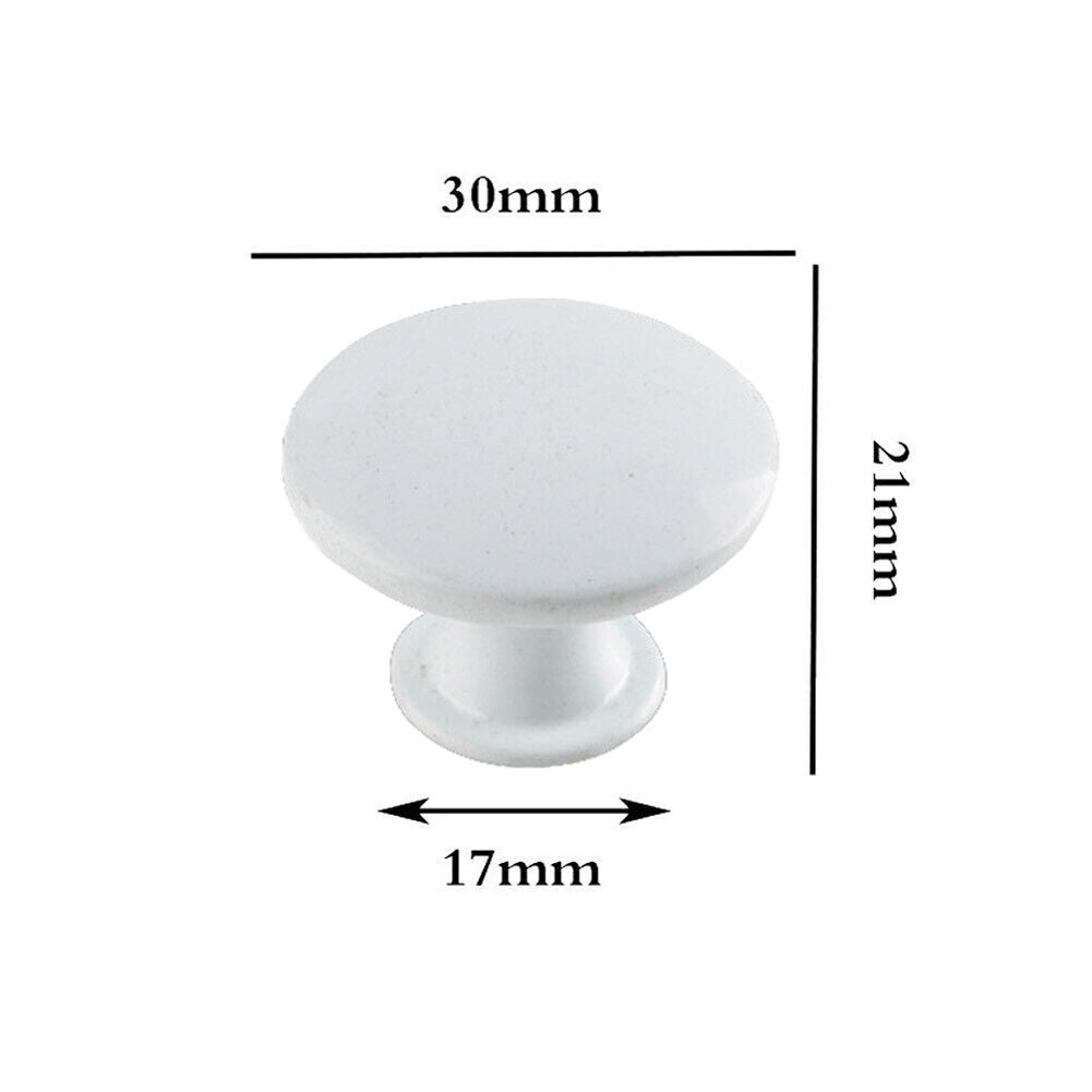 10PCS Kitchen Knobs Cabinet Pulls Handles Cupboard Drawer Door Retro Furniture