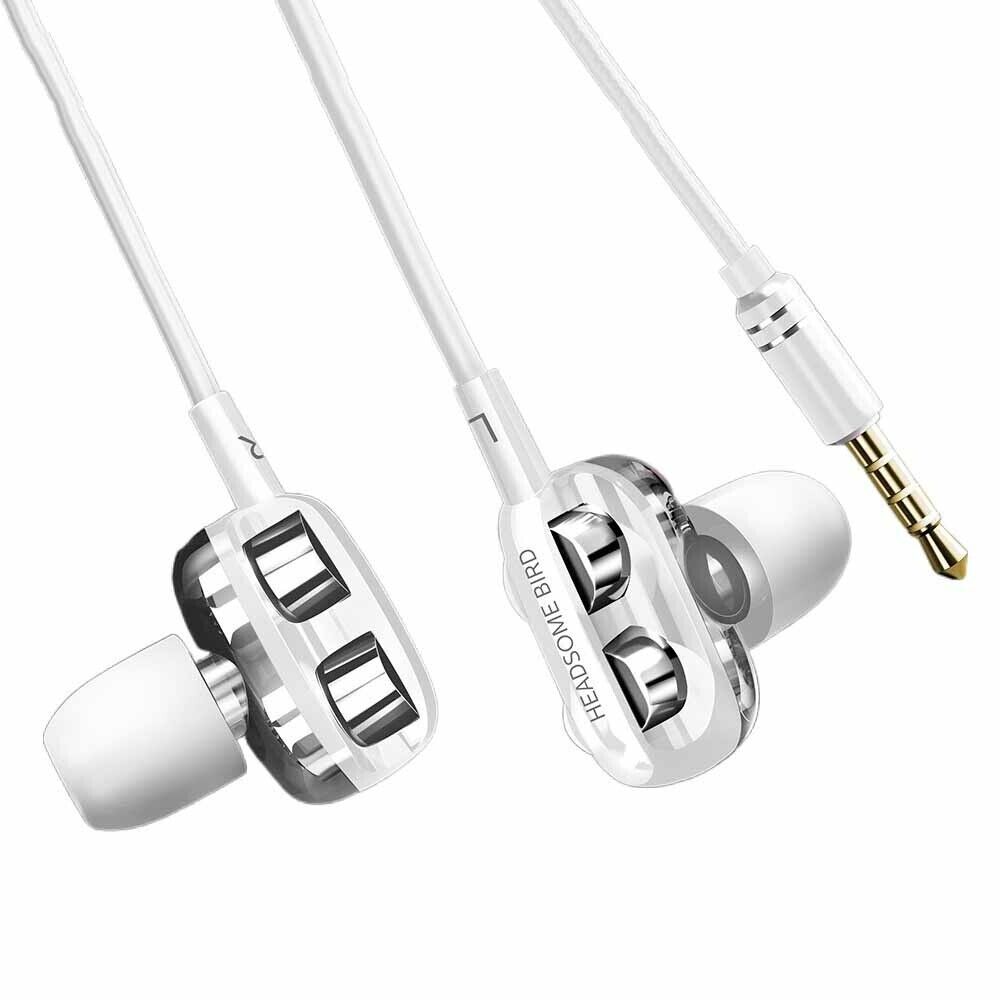 with Mic Wired Headphone in Ear 3.5mm Earphone Wired Headset Gaming