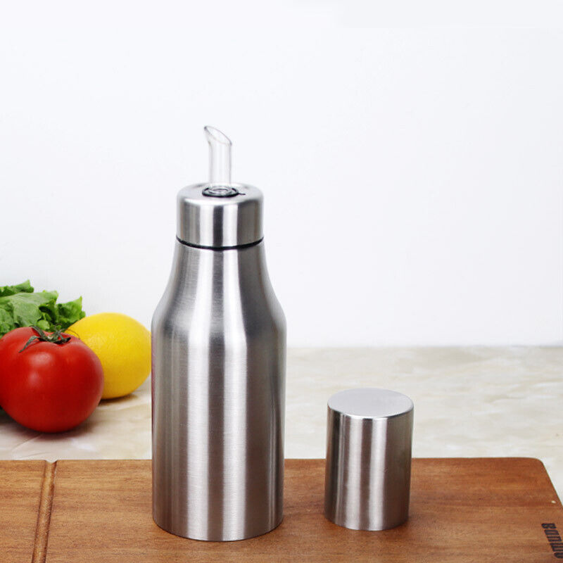 500-1000ml Stainless Steel Oil Dispenser Olive Vinegar Kitchen Tool Oil Bottle