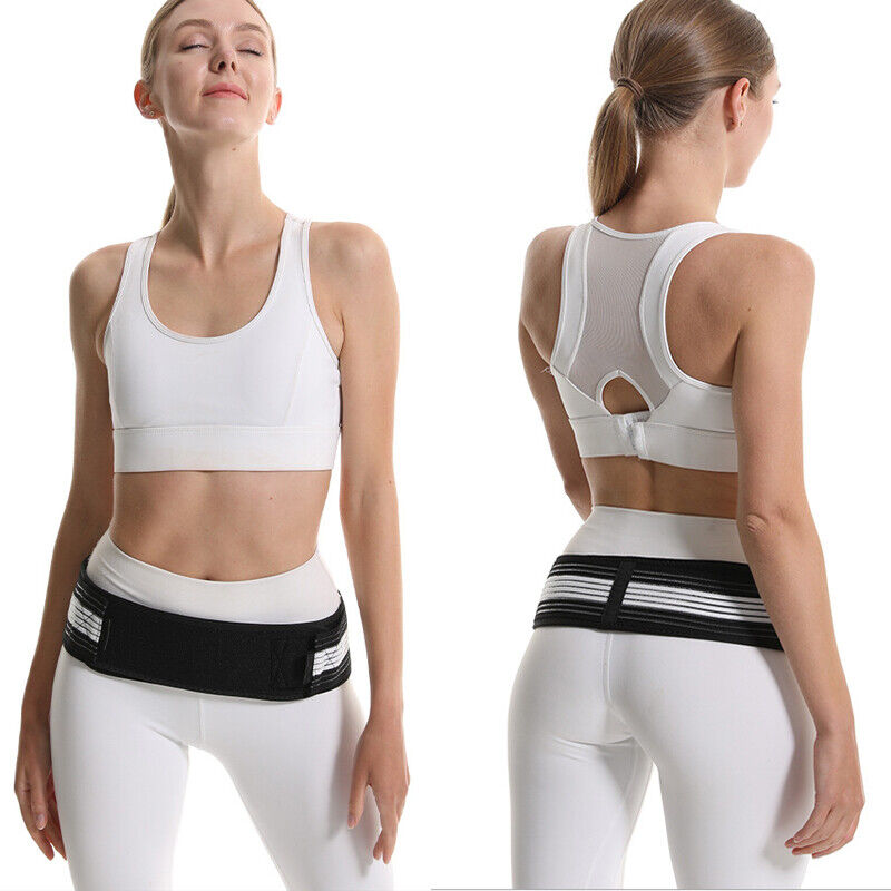 Sacroiliac Joint Hip Belt Lower Back Support Brace Sciatica Lumbar Pain Relief