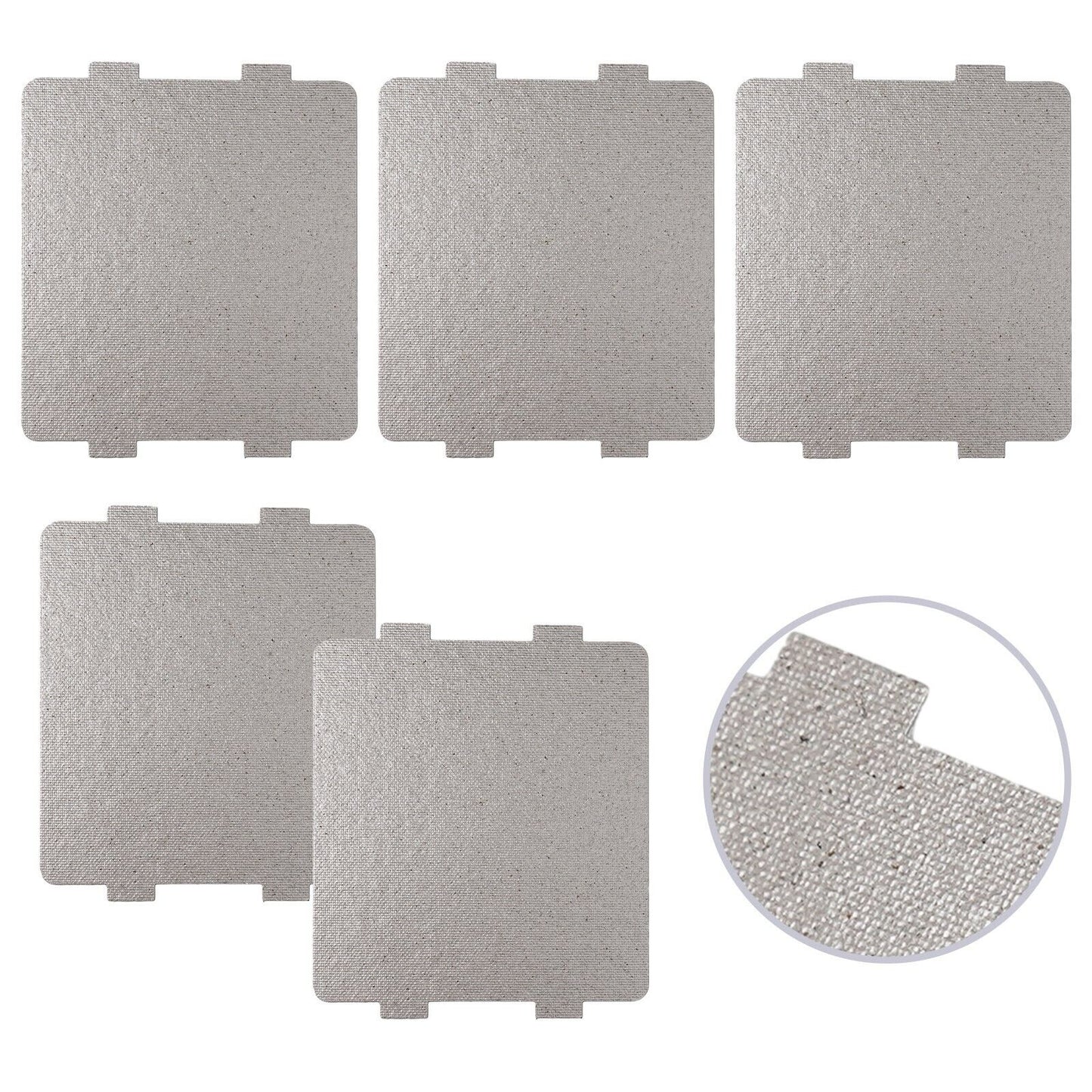 5pcs Premium G Microwave Oven Universal Mica Wave Guide Replacement Cover Sheet Mesh