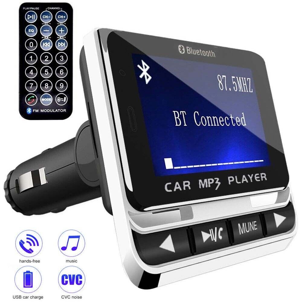 Handsfree Wireless Bluetooth Car Kit FM Transmitter MP3 Player USB Charge