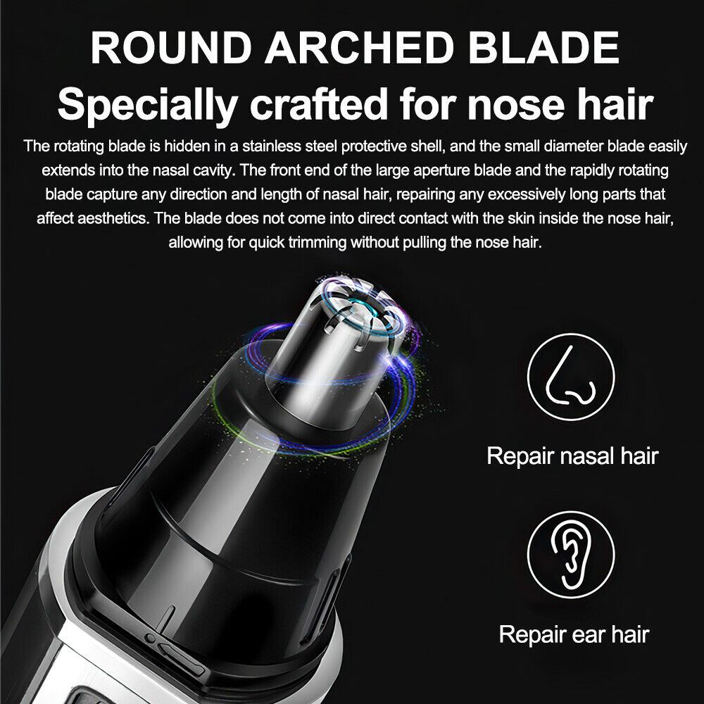 Kemei Electric Nose Hair Trimmer Men's Professional Facial Ear Beard Trimmer