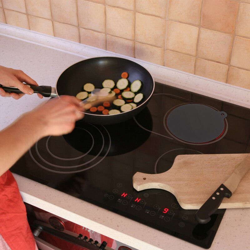 Reusable Induction Cooktop Mat Protector Silicone Heat Insulation Pad Nonslip