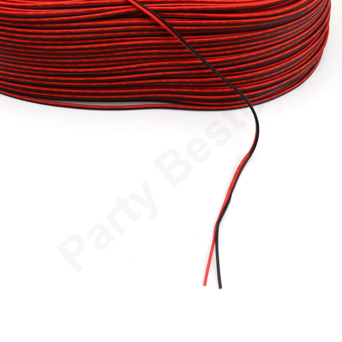 10M 2Pin Insulated Extend Cord Car Audio Cable Speaker Electric Wire Cable Red