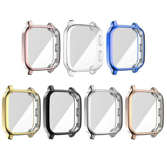 For Garmin Venu SQ Watch Watch Protective Case Shell Screen Protector Cover K7X6