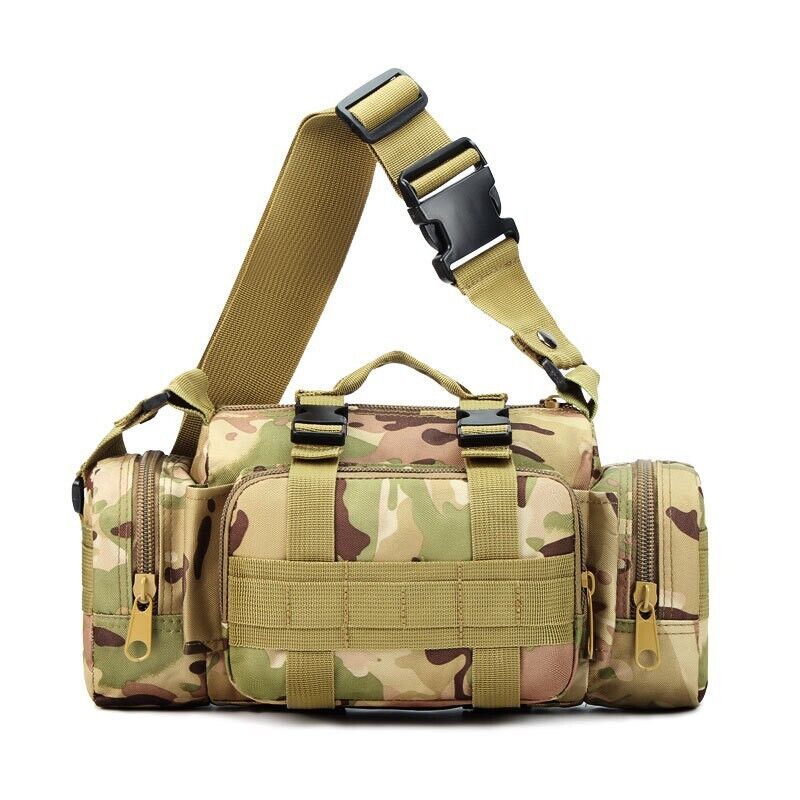 Men Hiking Rucksack Outdoor Tactical Backpack Bag Travel Military Camping Sports