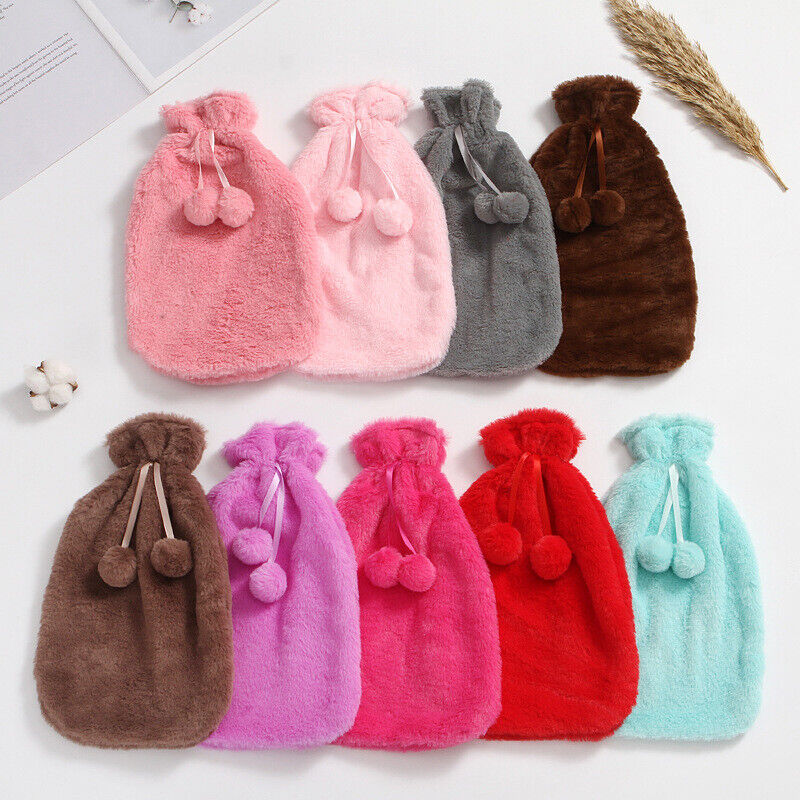 Hot Water Bag Wool Cover Rabbit Hair Cloth Soft Warm Thermal Insulation Product