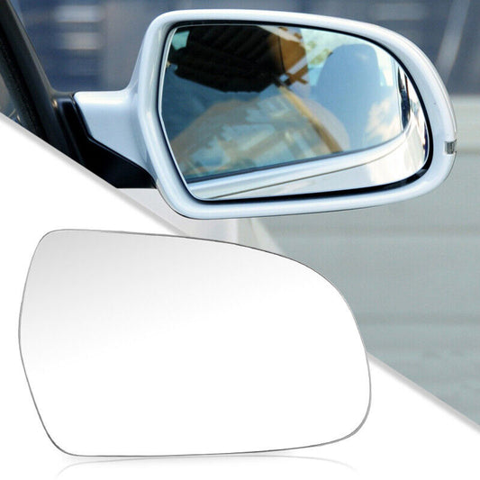 Right Side mirror glass Heated with Backing Plate RH for S4 S5 A3 A4 A5 Quattro