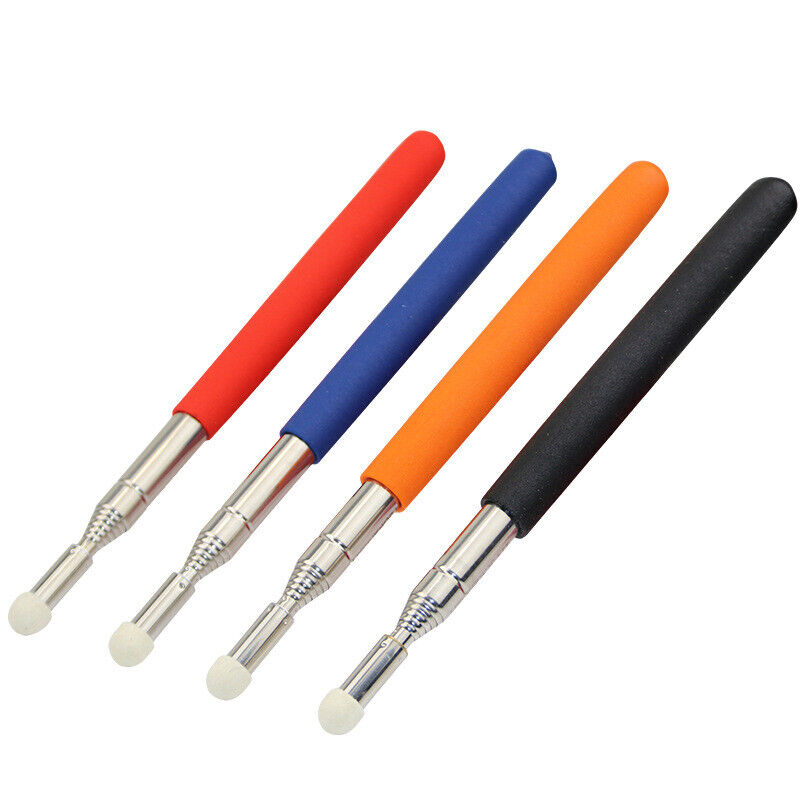 Professional Teachers Pointer Stick Whiteboard Pen Felt Head Stainless Steel