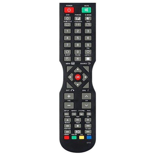 For SONIQ TV Replacement Remote Control (QT166, QT155, QT155S, QT1D) NO SETUP