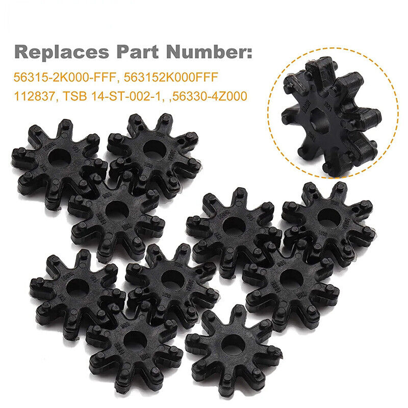 10pcs Steering Column Rubber Flex Coupling For Hyundai i30 Sonata Santa Fe Kia