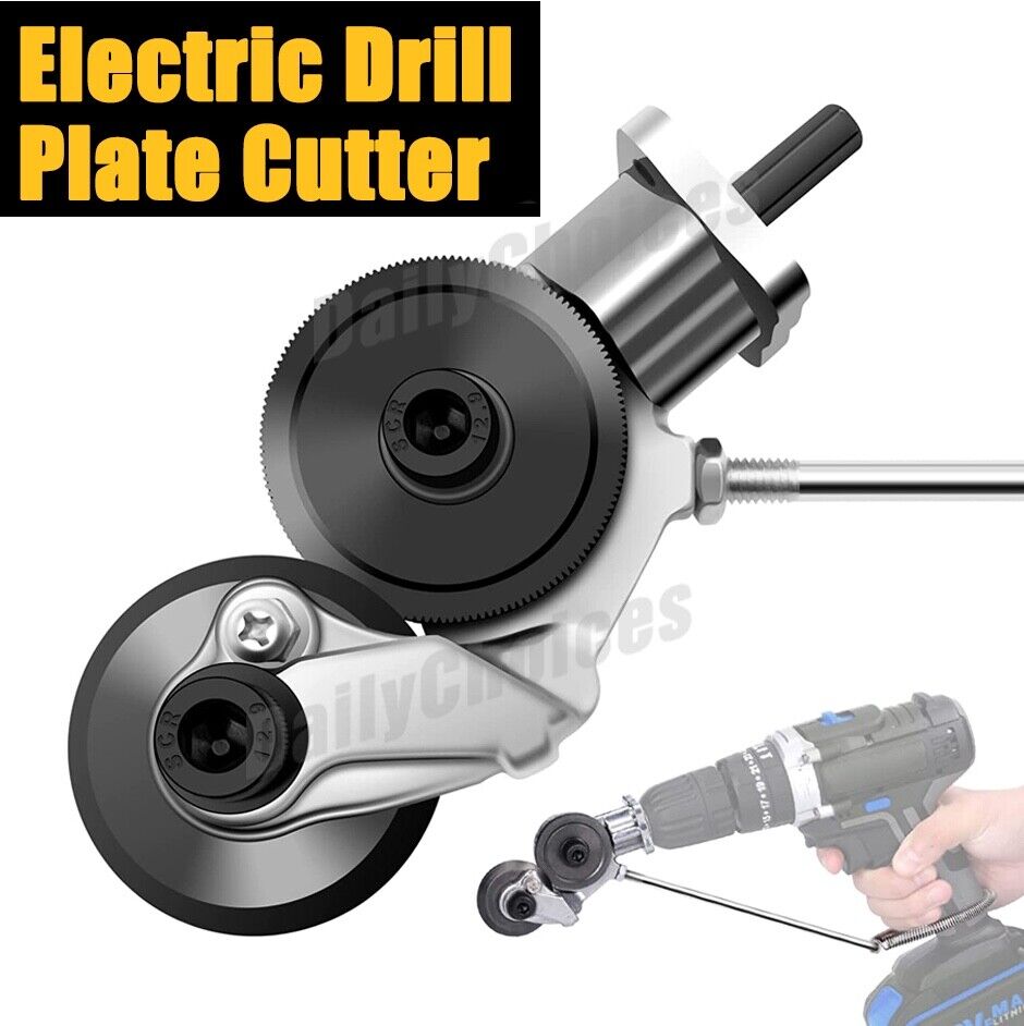 Safe and Durable Electric Drill Plate Cutter Attachment Electric Drill Shears