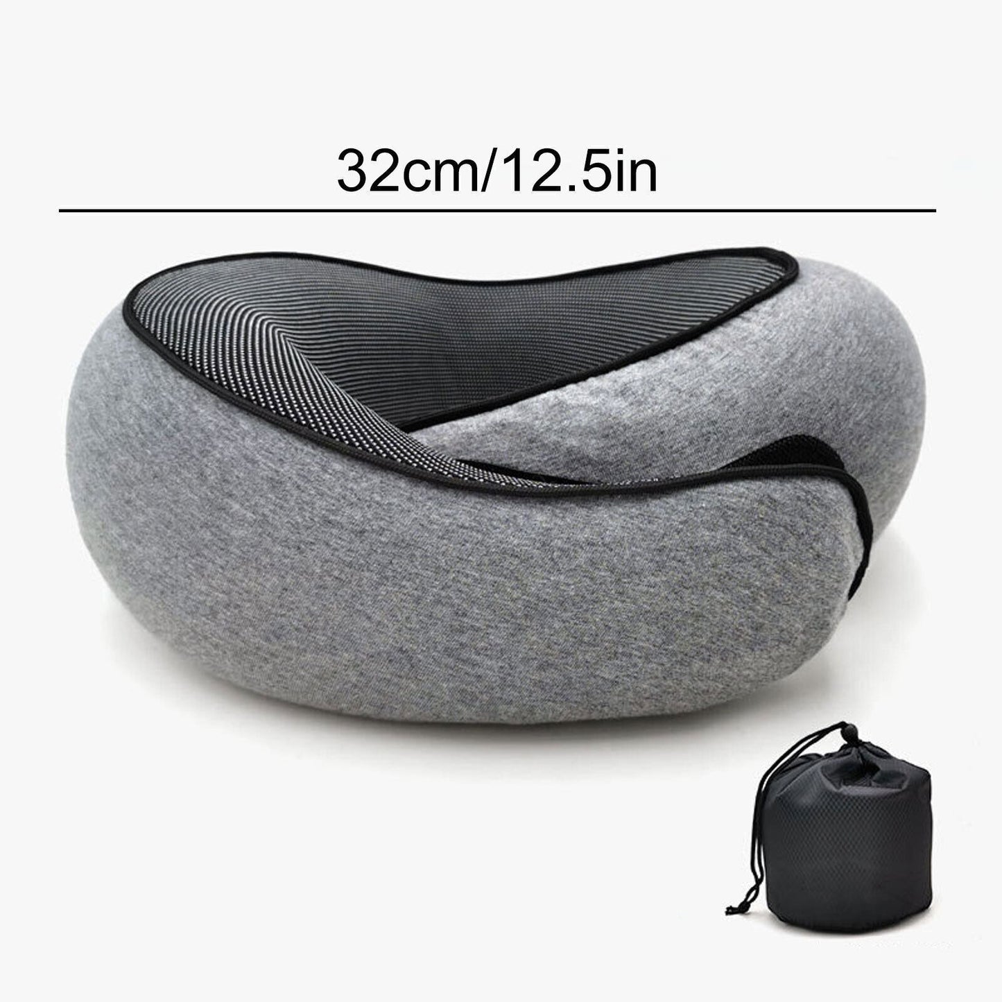 Neck Pillow for Travel Memory Foam Comfortable & Breathable Soft U Shaped Pillow