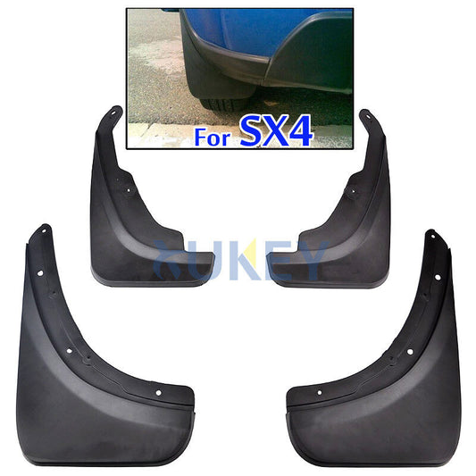 4pcs FIT FOR SUZUKI SX4 HATCH 2006 - 2013 MUD FLAP SPLASH GUARD MUDGUARD HATCHBACK