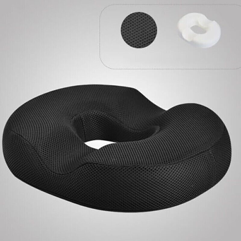 Donut Seat Cushion Non Slip Memory Foam Pillows Pain Relief Hemorrhoid Surgery