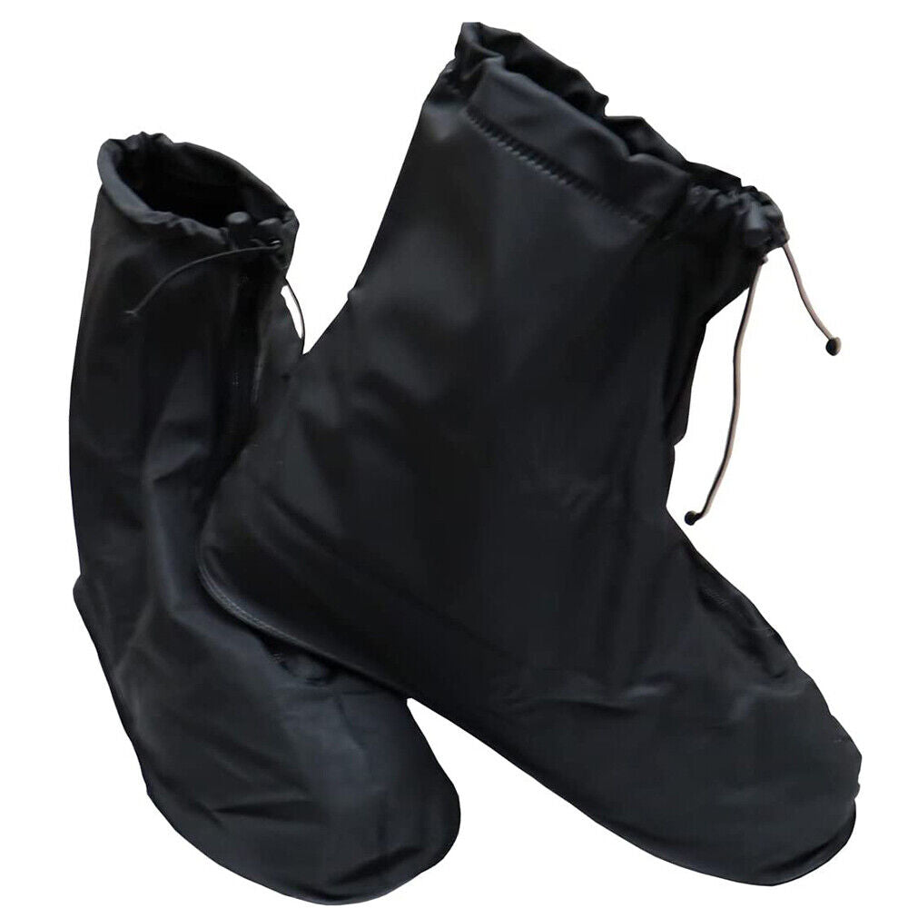 Waterproof Shoe Covers Not-Slip Raining Water Foot Boot Overshoe With Zippe