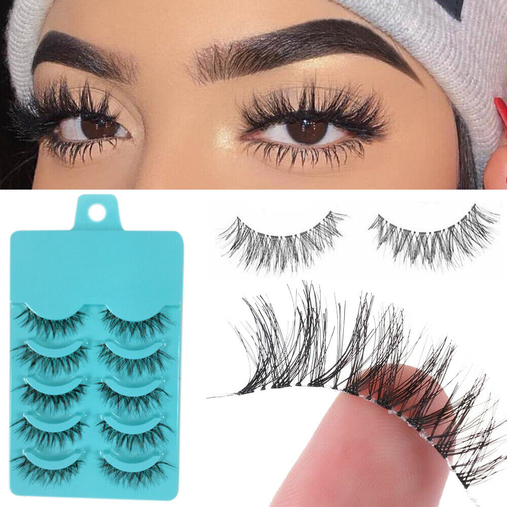 3D Natural Thick Fake False Eyelashes Extension Eye Lashes Makeup