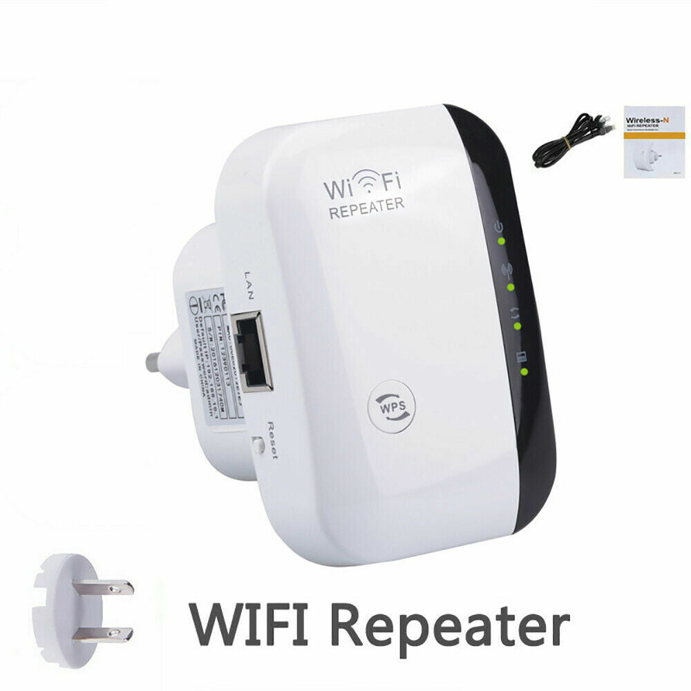 300Mbps Wifi Extender Repeater Range Booster Wireless-N 802.11 AP Router