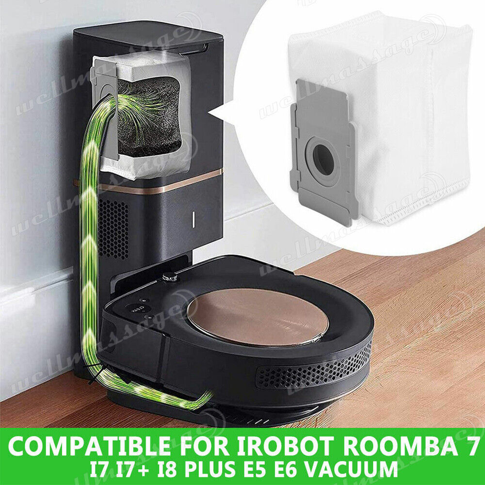 Robot Vacuum Replacement Dust Bags For iRobot Roomba i3 i4 i6 i7 i8 j7+ Plus s9