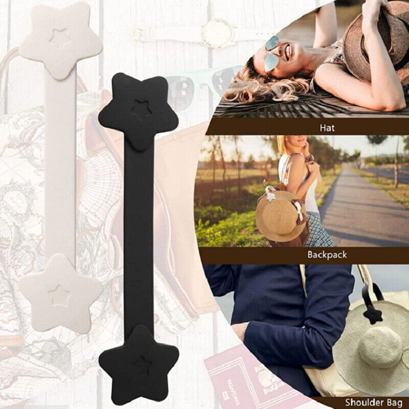 2x Outdoor Magnetic Magnet Hat Clip Hat Holder Hands-Free Bag Practical Gadget