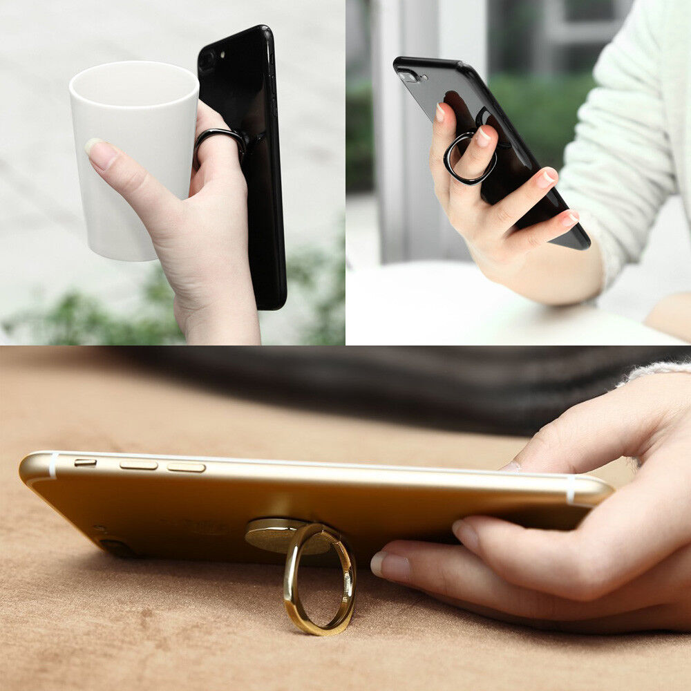 Phone Holder Mount Finger Ring Stand For Cell Phone Tablet Ultra Thin Magnetic