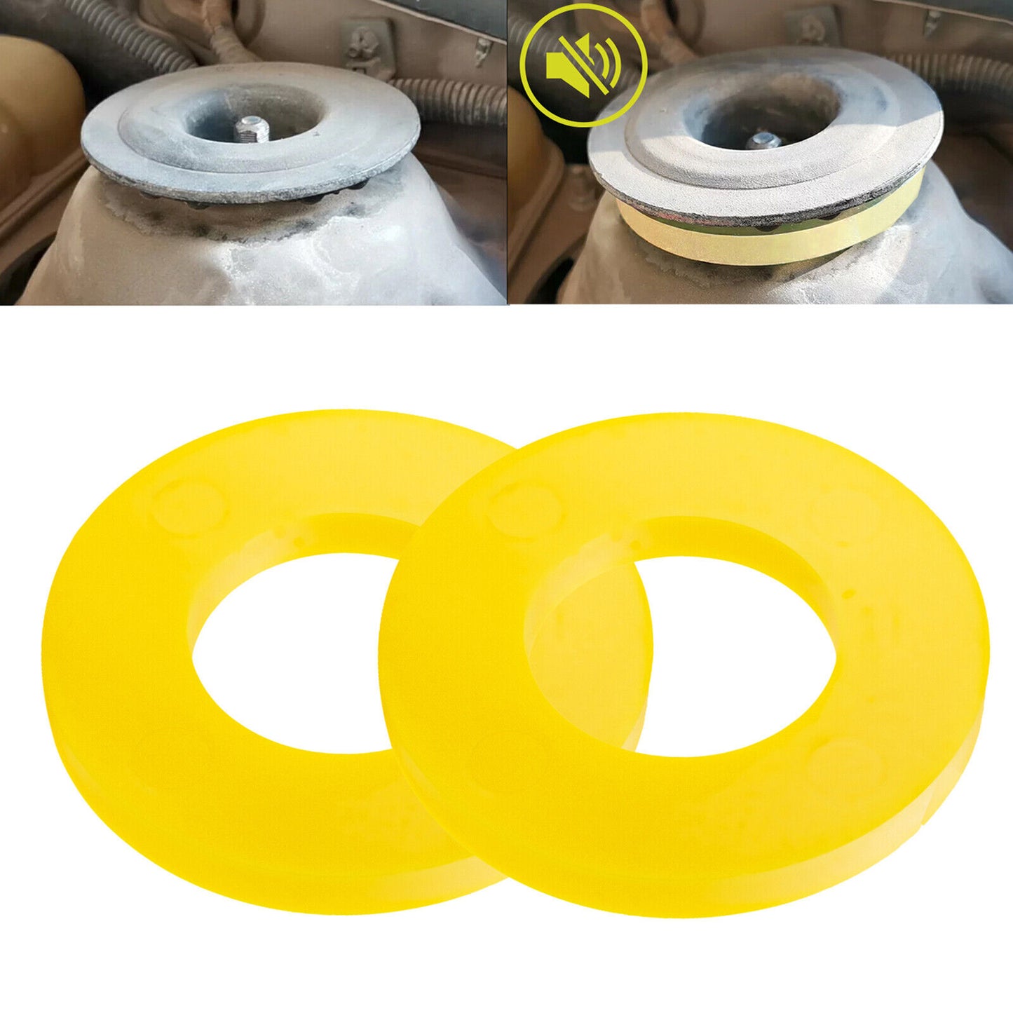 2x For VW Golf MK4,Jetta Bora Shock Absorbing Rubber Ring Suspension Bushing Engine