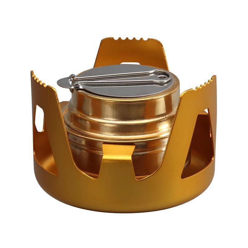 Mini Spirit Burner Alcohol Stove For Outdoor Hiking Camping Picnic Portable