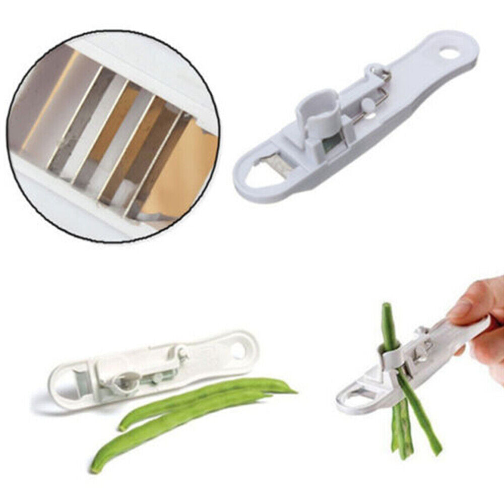 Green Bean Slicer Cutter Bean Stringer Runner Remover Vegetable Peeler Shredder