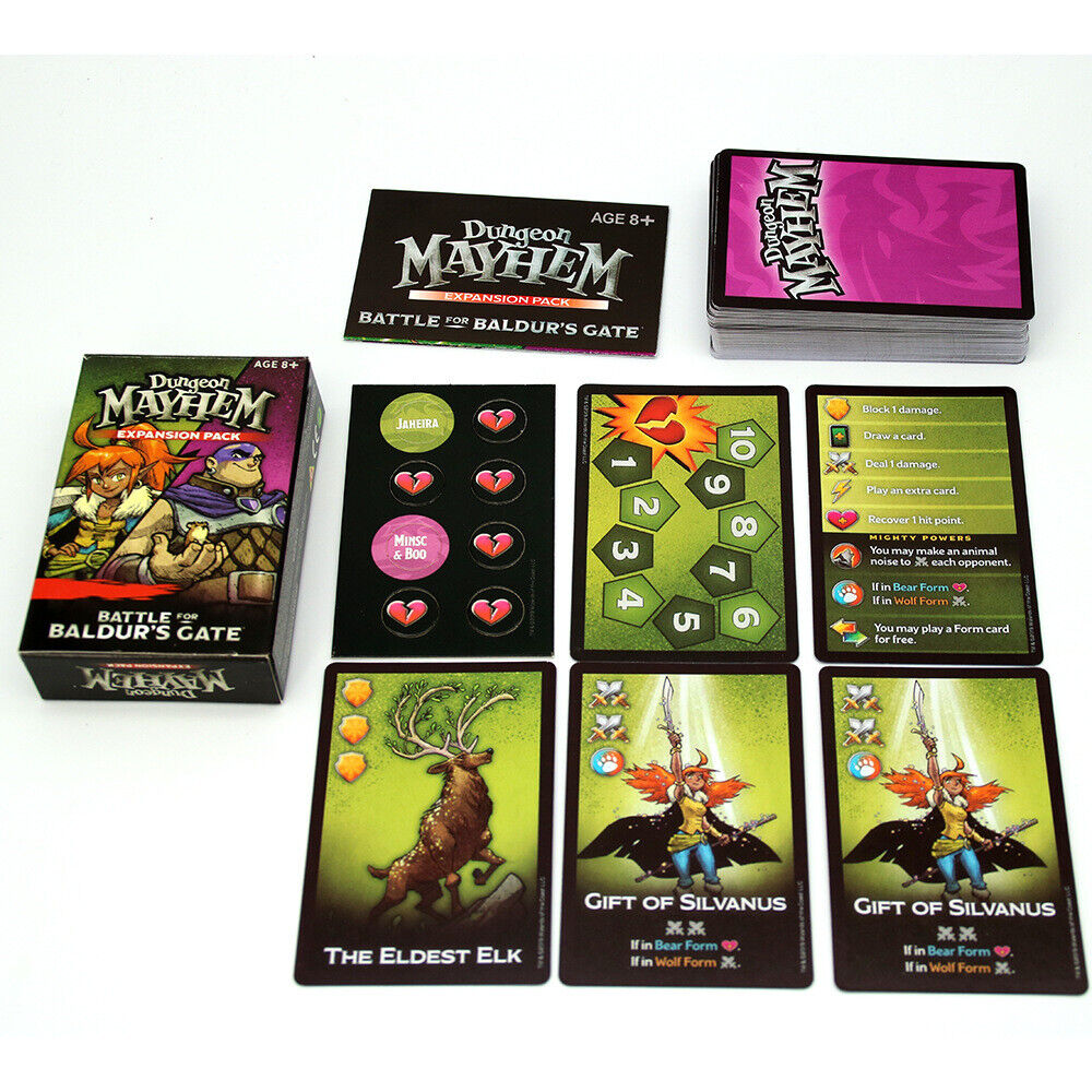 3x Dungeon Mayhem Monster Madness Card Game Family Board Game