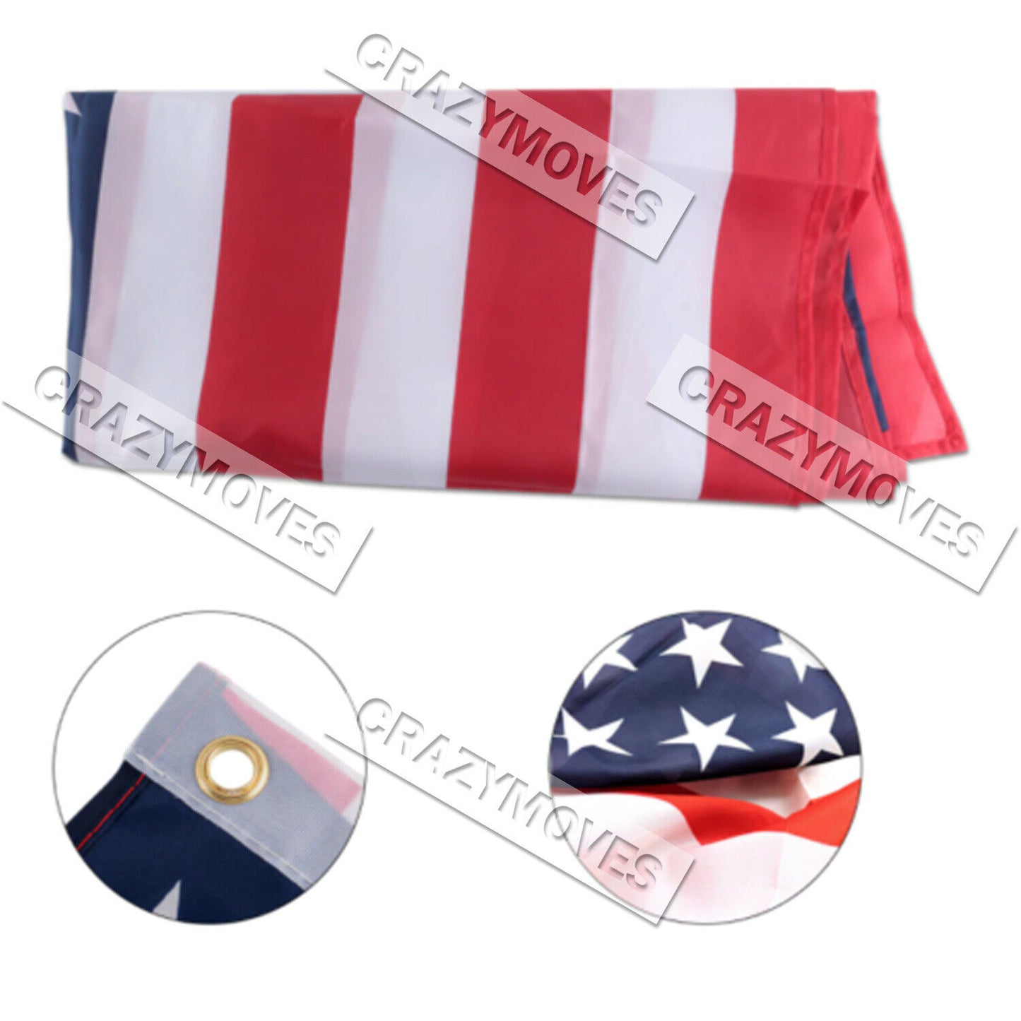 Large American USA Flag Pride Heavy Duty Outdoor 90cm x 150cm United States