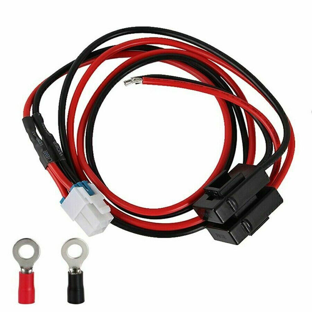 4 Pin 12AWG 30A Fuse DC Power Cable For Yaesu FT-450D/950/991/891 FTDX-1200/3000