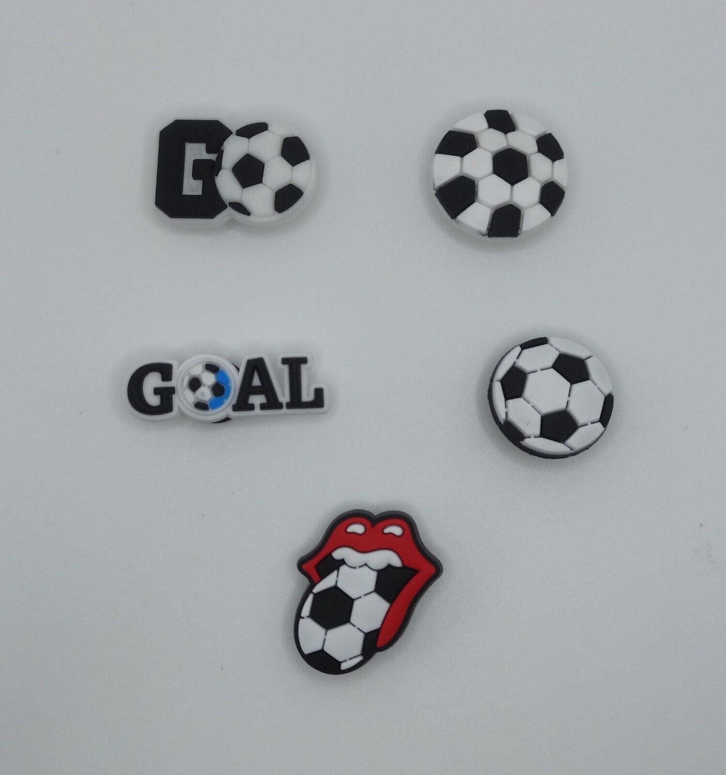 Football Charms, PVC Shoe Decor Set for Shoes