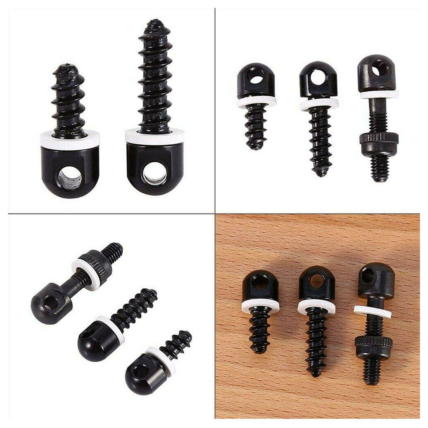 3pc Studs Mounting Screw Set Kit For Rifles Swivel Sling Stud Base Hunting