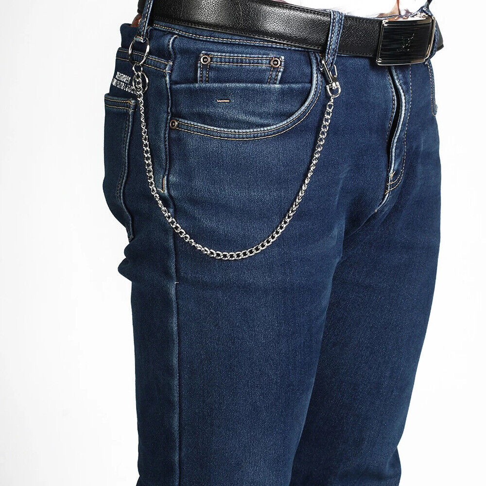 Silver Mental Key Chain Clip Pants Jeans Hip hop Biker Wallet Chain Belt Jewelry