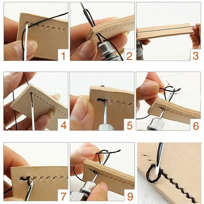 Sewing Awl Needle Tool Kit Stiching Speedy Stitcher for Leather Sail & Canvas